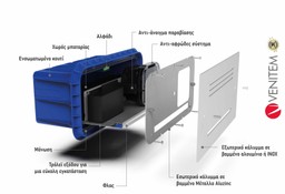Χωνευτή ΙΤΑΛΙΚΗ Αυτόνομη Εξωτερική ΣΕΙΡΗΝΑ GRADE 3 Λευκή