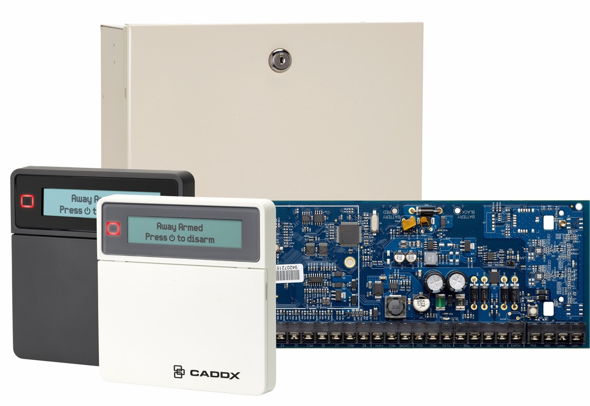 Κέντρο συναγερμού xGen Connect NXG-8 με ενσωματωμένο IP, 8-48 ζώνες και Πληκτρολόγιο NXG-183X