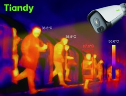Tiandy 4MP Θερμική Κάμερα και Optical Bi-spectrum με φωνητική προειδοποίηση Spec: I5/E/T/4mm