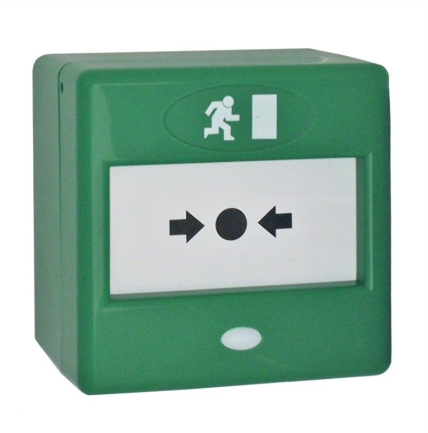 Μπουτόν Πράσινο Call Point Double Pole